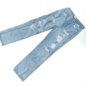 REVICE Light Blue Distressed Women Jeans